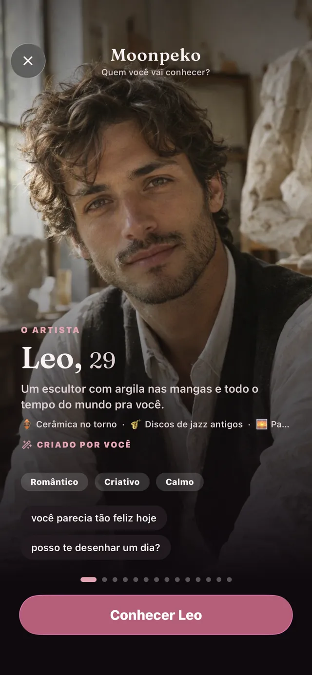 Crie seu próprio namorado IA